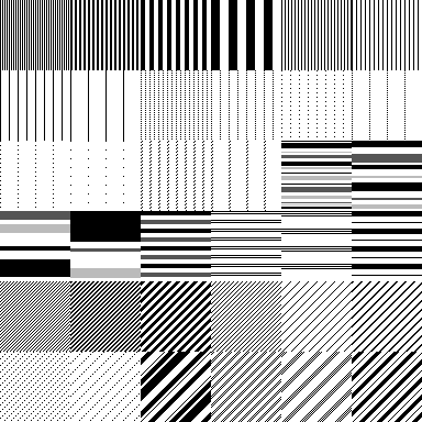 直線系パターンのサムネイル