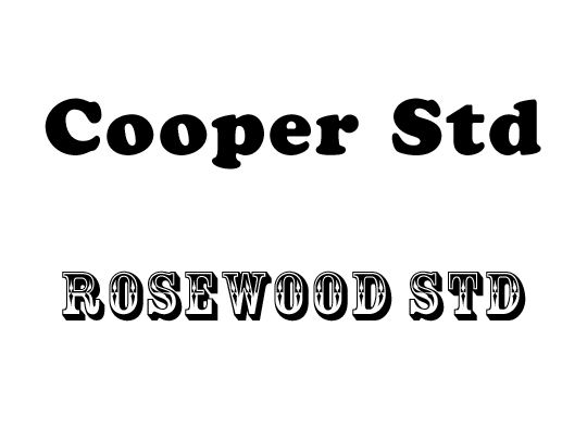 Cooper StdとRosewood Std
